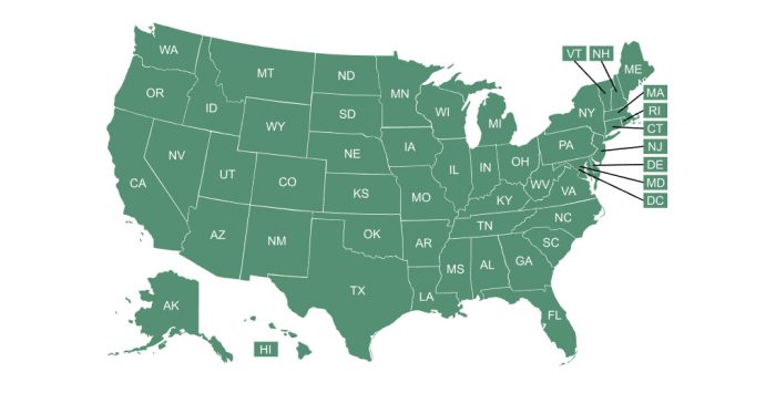 Enrollment options by state