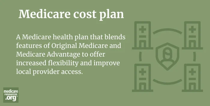 Medicare cost plan infographic