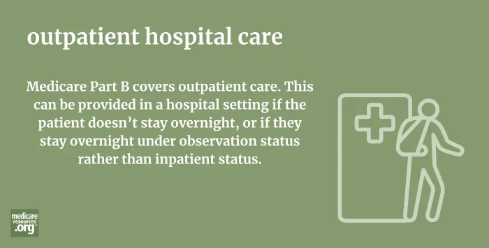 Outpatient Hospital Care infographic