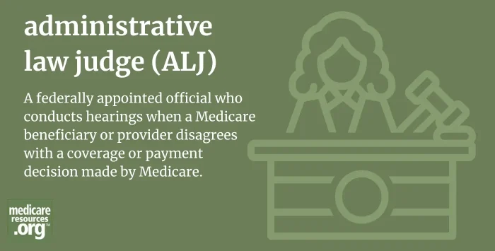 administrative law judge (ALJ) infographic