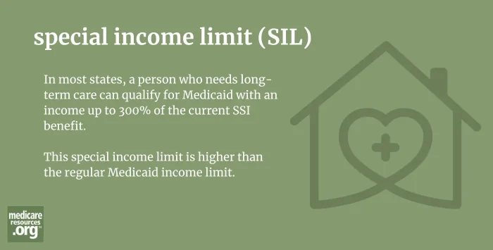special income limit (SIL) infographic